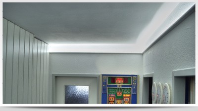 Indirekte LED Beleuchtung z.B, bei Decken