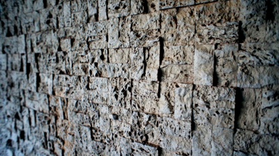 Steinwand Detail