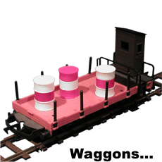 Faller e-train Waggons